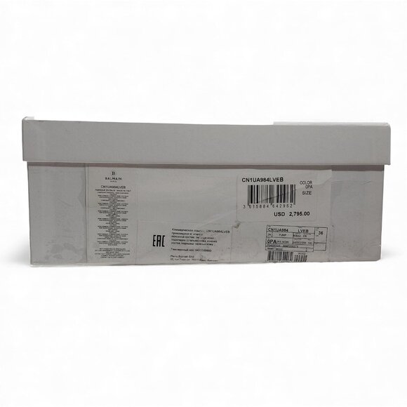 Balmain Clara Western Crystal-Embellished 95mm Womens Black Pumps -US 6- (0570) - Picture 15 of 16